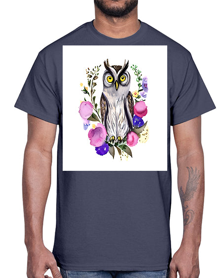 owl 5#- owl- Cotton Tee