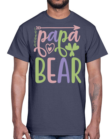 papa bear 207#- bears - animals- Cotton Tee