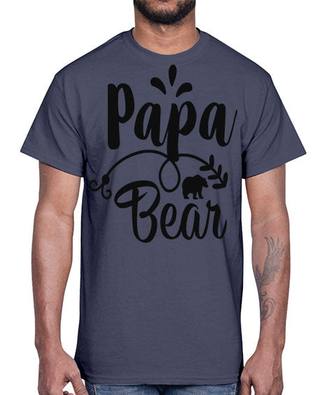 papa bear 215#- bears - animals- Cotton Tee
