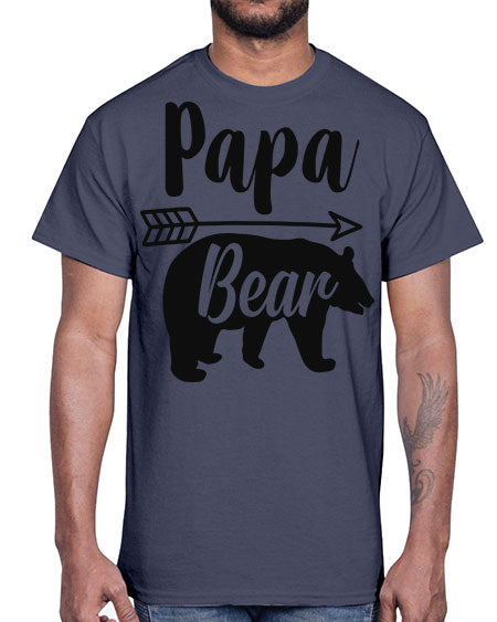 papa bear copy 221#- bears - animals- Cotton Tee