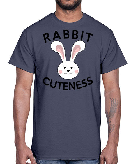 rabbit cuteness- rabbit- Cotton Tee