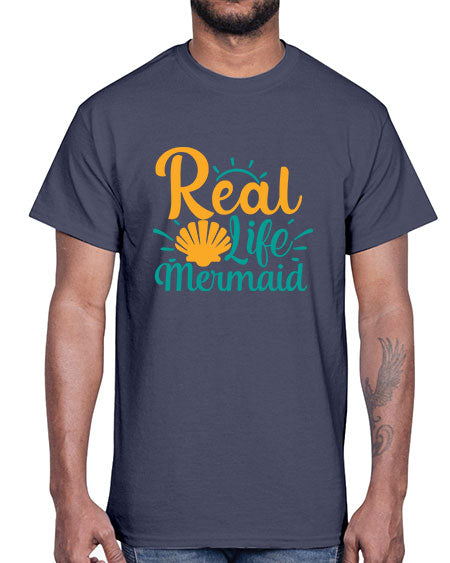 real life mermaid Style 79#- summer- Cotton Tee