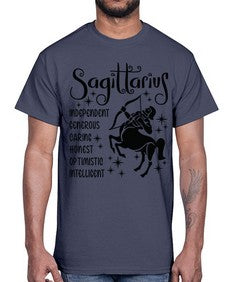 sagittarius 397#- sagittarius- Cotton Tee