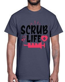 scrub life Style 1381#- nurse- Cotton Tee
