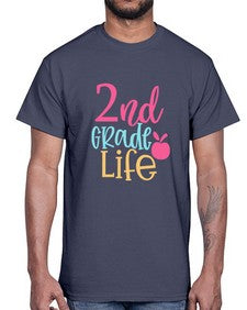 second grade design 811#- second grade- Cotton Tee