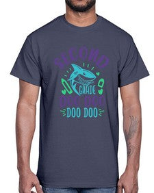second grade doo doo 813#- second grade- Cotton Tee