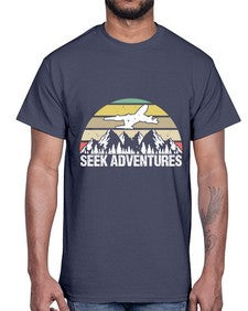 seek adventures  35#- airplane- Cotton Tee