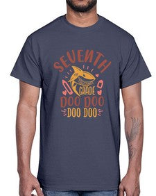 seventh grade doo doo 868#- seventh grade- Cotton Tee