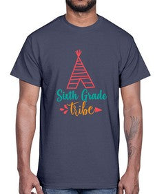 sixth grade tribe 884#- sixth grade- Cotton Tee