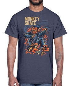 skate monkey ytbpr 1045#- art pop art- Cotton Tee
