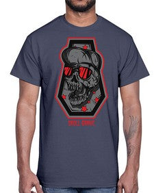 skull grave 1056#- art pop art- Cotton Tee
