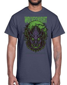 source wolves night 1104#- art pop art- Cotton Tee