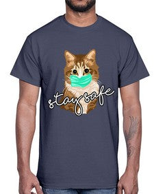 stay safe 1114#- art pop art- Cotton Tee