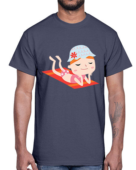 summer characters 59#- summer- Cotton Tee