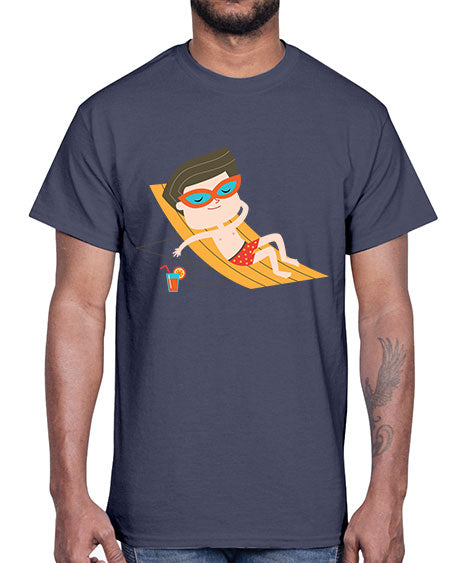 summer characters 62#- summer- Cotton Tee