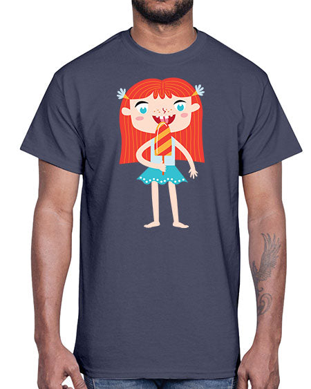 summer characters 64#- summer- Cotton Tee