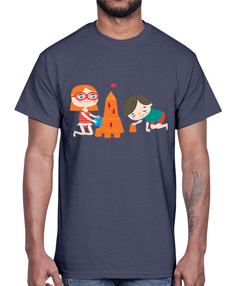 summer characters 66#- summer- Cotton Tee