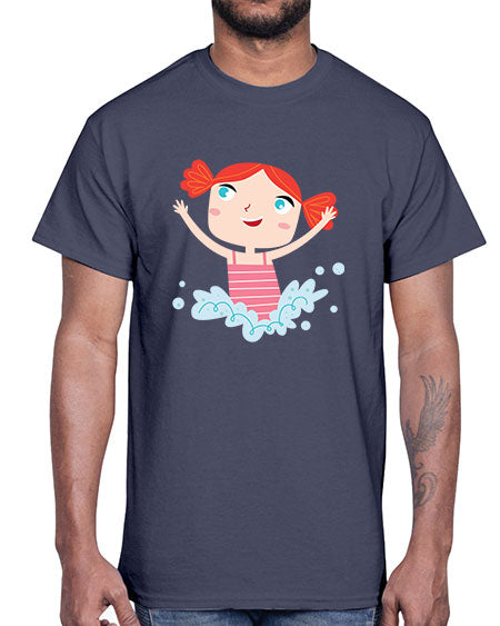 summer characters 73#- summer- Cotton Tee