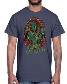 super spartan 1140#- art pop art- Cotton Tee