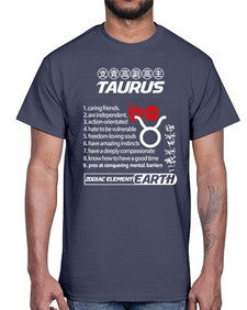 taurus 518#- taurus- Cotton Tee
