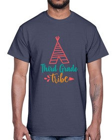 thirth grade tribe 983#- third grade- Cotton Tee
