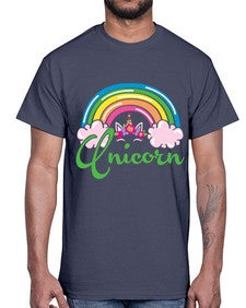 unicorn 442#- unicorn- Cotton Tee