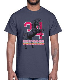 unicorns 517#- unicorn- Cotton Tee