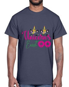 unicorns exist 534#- unicorn- Cotton Tee