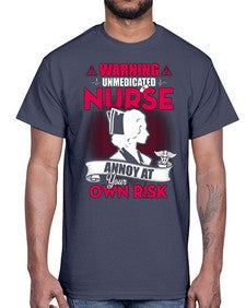 unmedicated nurse 1595#- nurse- Cotton Tee