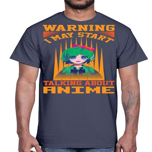 warning i may start talking about anime286#- anime- Cotton Tee