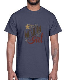 western girl 1244#- western- Cotton Tee