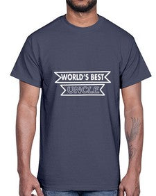 worlds best uncle 698#- uncle- Cotton Tee