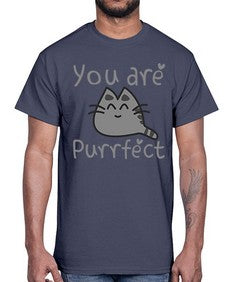 you are purrfect- cats- Cotton Tee