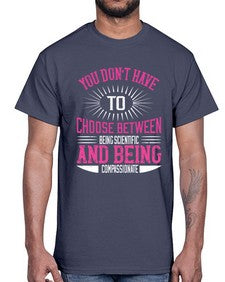 you dont have to choose between 503#- vegan- Cotton Tee