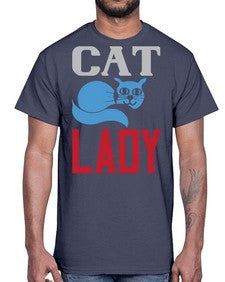 cat lady Style 31#- cats- Cotton Tee