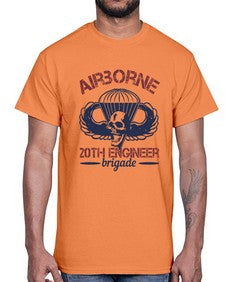 AIRBORNE TH ENGINEER BRIGADE Style 30#- engineer- Cotton Tee
