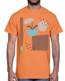 Abstract Shape 189#- art pop art- Cotton Tee