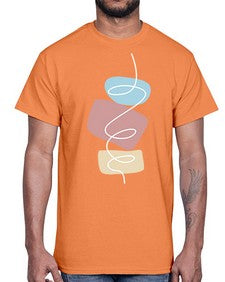 Abstract Shape 208#- art pop art- Cotton Tee
