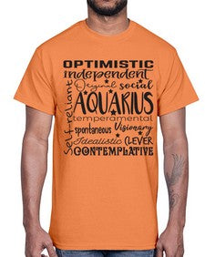 Aquarius 563#- aquarius- Cotton Tee