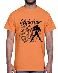 Aquarius 72#- aquarius- Cotton Tee