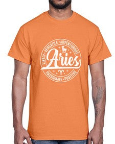 Aries 103#- aries- Cotton Tee