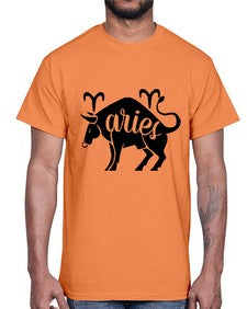 Aries 104#- aries- Cotton Tee