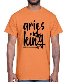 Aries king 108#- aries- Cotton Tee
