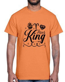 Aries king 111#- aries- Cotton Tee