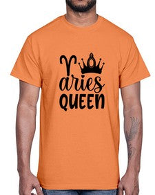 Aries queen 118#- aries- Cotton Tee