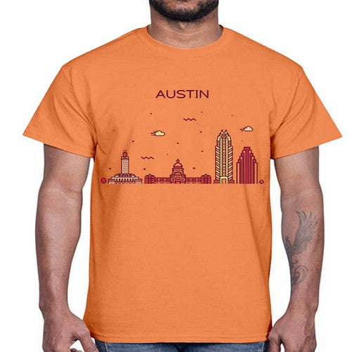 AustinTX 382#- cities- Cotton Tee