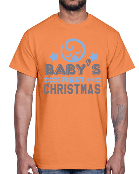 Baby First Christmas Style 25#- baby shower- Cotton Tee