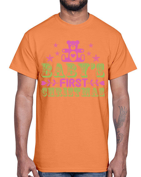 Babys first Christma Style 35#- baby- Cotton Tee