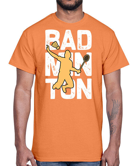 Bad 1452#- badminton- Cotton Tee