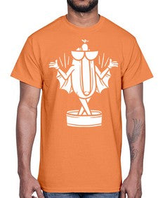 Bat hotdog 11#- cartoon food- Cotton Tee